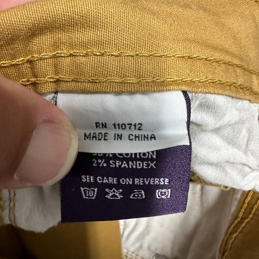 Vigold Womens Skinny Jeans Size 0/25 Brown Cotton Stretch Casual Low Rise - Picture 13 of 15